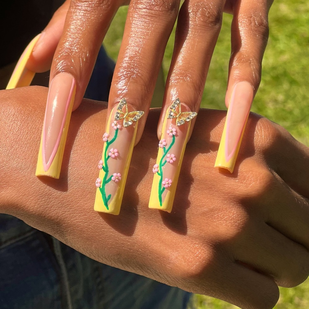 Blossom flower safari set✨💅🏽🌸